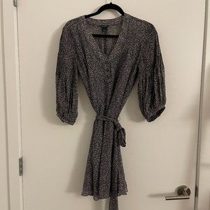 Club Monaco Silk Waist Tie Dress